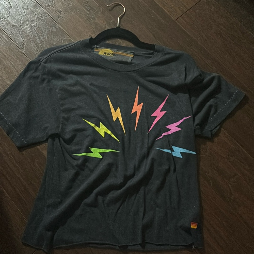 Aviator nation lightning bolt t shirt